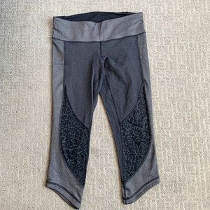 Lululemon Denim Print Crops